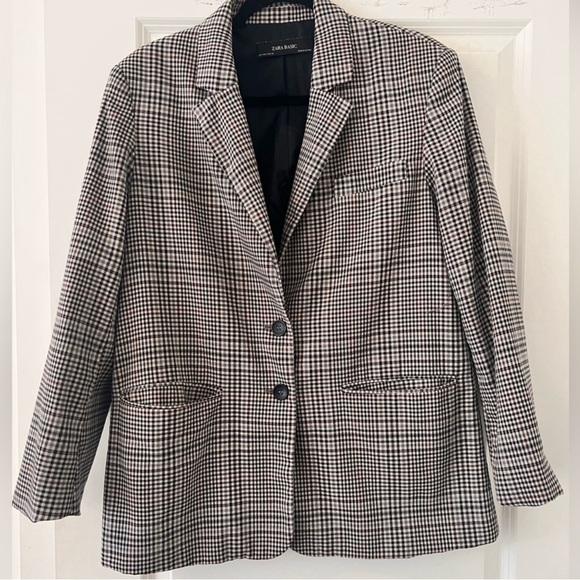 ZARA plaid blazer - Picture 1 of 6